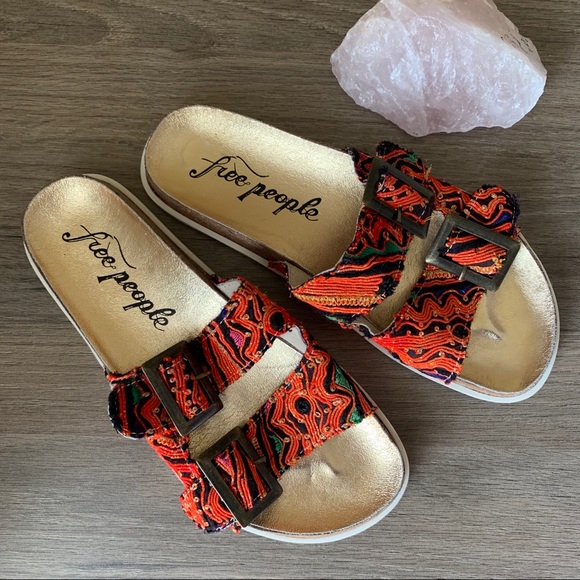 Free People Shoes - Free People Slide Buckle Sandal Size 9